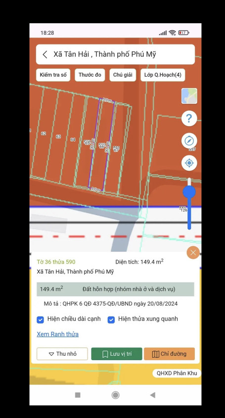Bán đất 151.4m² ngang 5.0m giá 1.5 tỷ Phường Tân Hải
