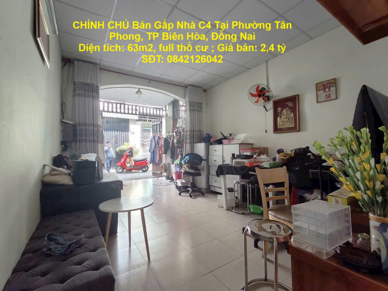 CHÍNH CHỦ Bán Gấp Nhà C4 Tại Phường Tân Phong, TP Biên Hòa, Đồng Nai