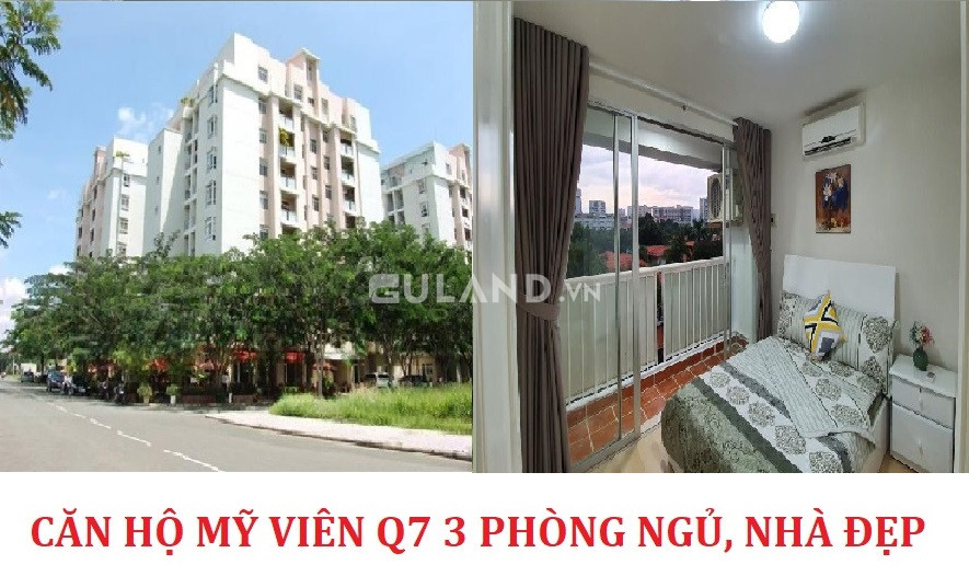 Cho thuê căn hộ Mỹ Viên q7 3 phòng ngủ bán đảo xanh đô thị Phú Mỹ Hưng