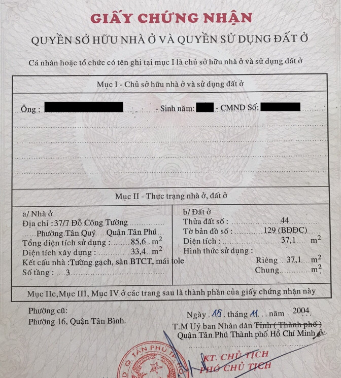 NHÀ BÁN