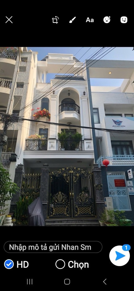 Bán nhà 4 Tầng HXH Huỳnh Lan Khanh p2 Tân Bình