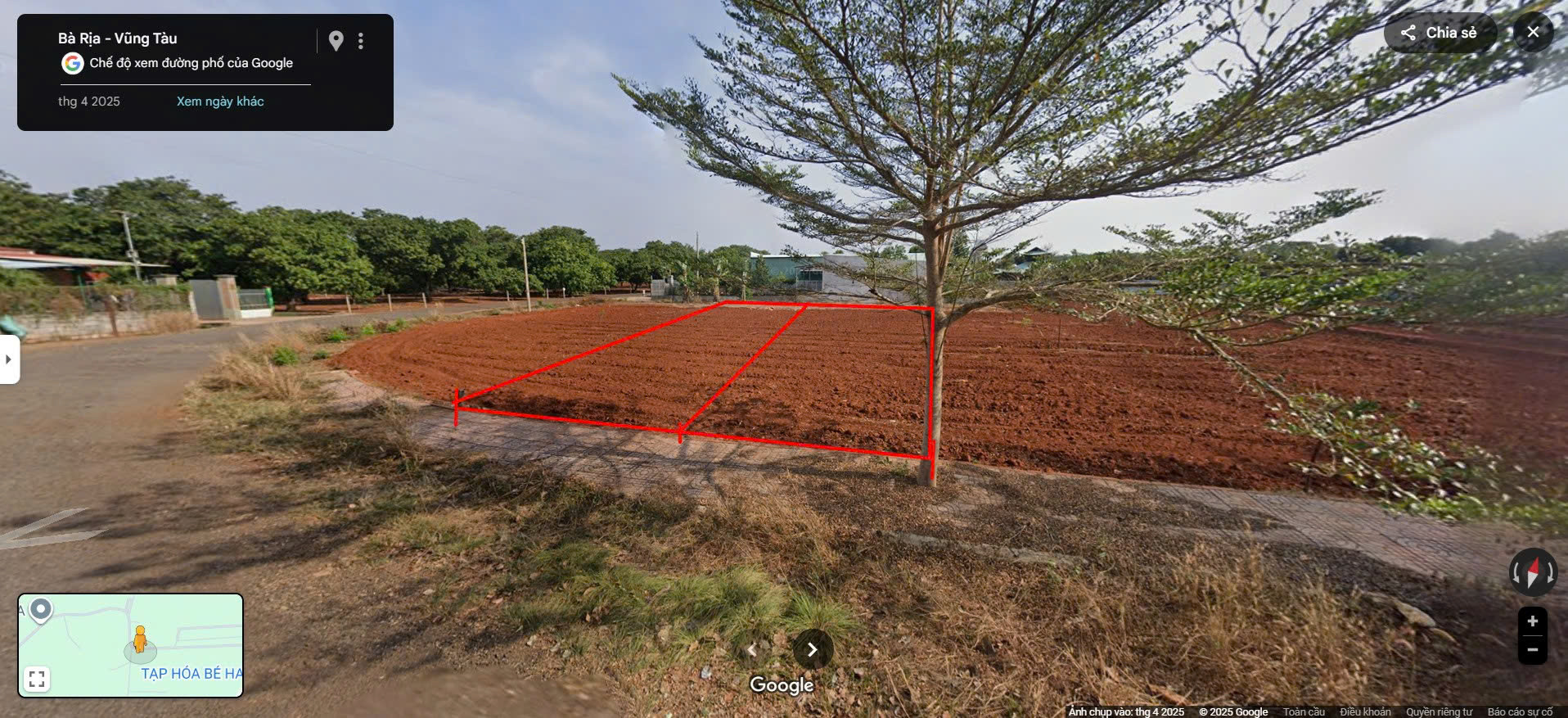 Bán đất 178.5m² ngang 5m giá 900 triệu Phường Tân Thành