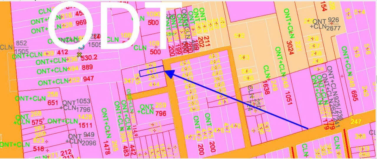 Bán đất 104.8m² ngang 5m giá 1.3 tỷ Phường Tân Thành