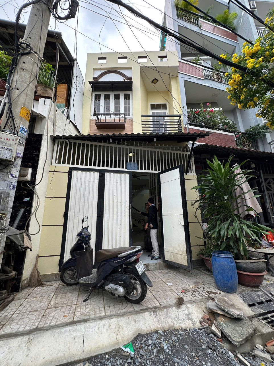 Nhà mặt tiền, hình thật, Nguyễn Trường Tộ, Tân Phú, nở hậu, 2pn, 2wc