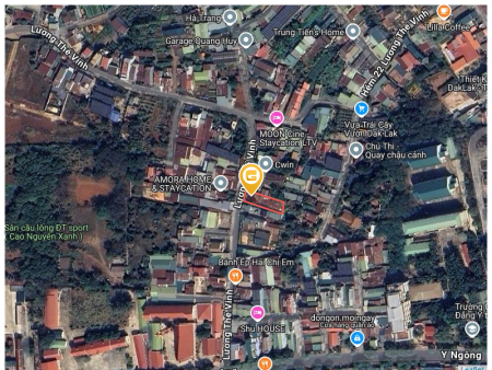 Bán đất MT Lương Thế Vinh 417.2m² 8.9 tỷ tại Phường Tân Tiến Thành phố Buôn Ma Thuột