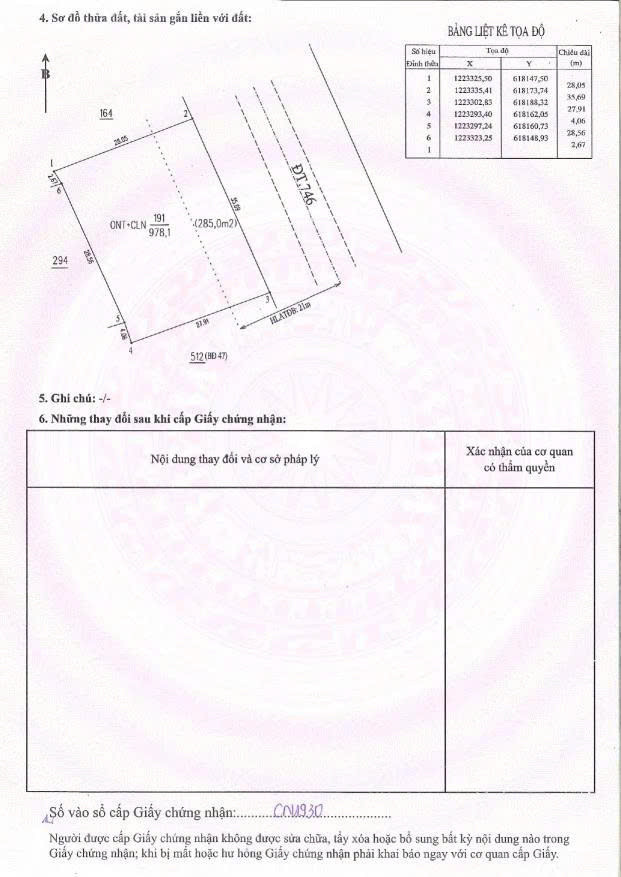 Bán đất 1169.6m² ngang 50m giá 17.5 tỷ Phường Tân Uyên