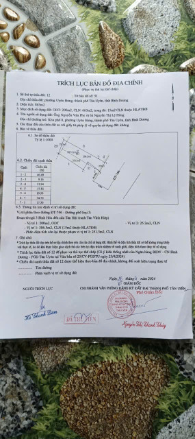 Bán nhà 893.6m² giá 11.4 tỷ Phường Tân Uyên