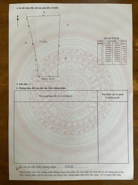 Bán đất 13011.3m² ngang 55m giá 26.8 tỷ Phường Tân Uyên