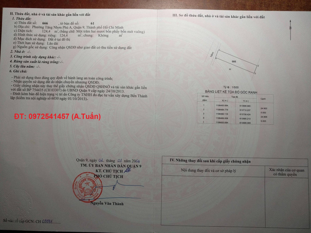 ĐẤT VIEW MẶT SÔNG VÀ CÔNG VIÊN, DT: 5 X 25M=125M2, TĂNG NHƠN PHÚ A, Q9, TP.HCM