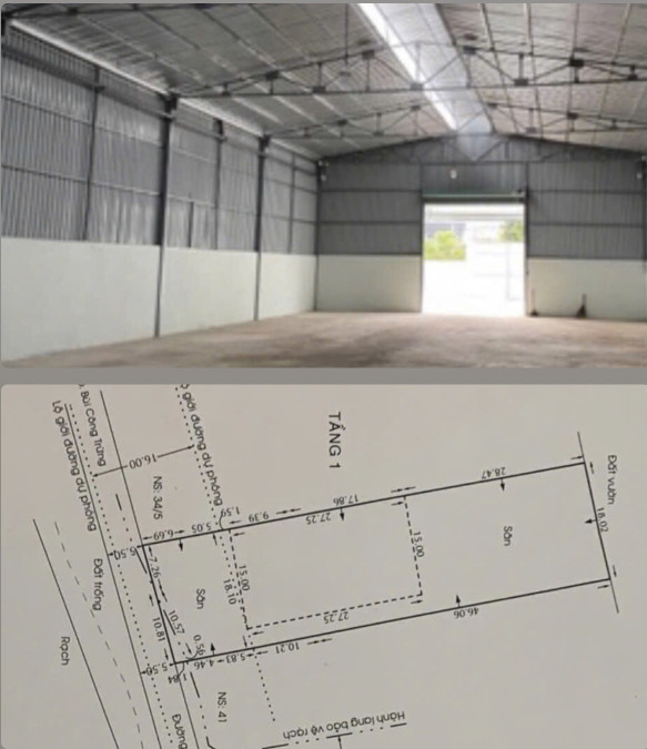Cần bán kho xưởng 1237m2 Thạnh Lộc Quận 12