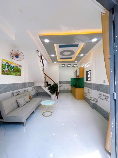 1ty3 bán nhà 1 lầu; đường ô tô; bao QH, gần CĐ Điện Lực Q12
