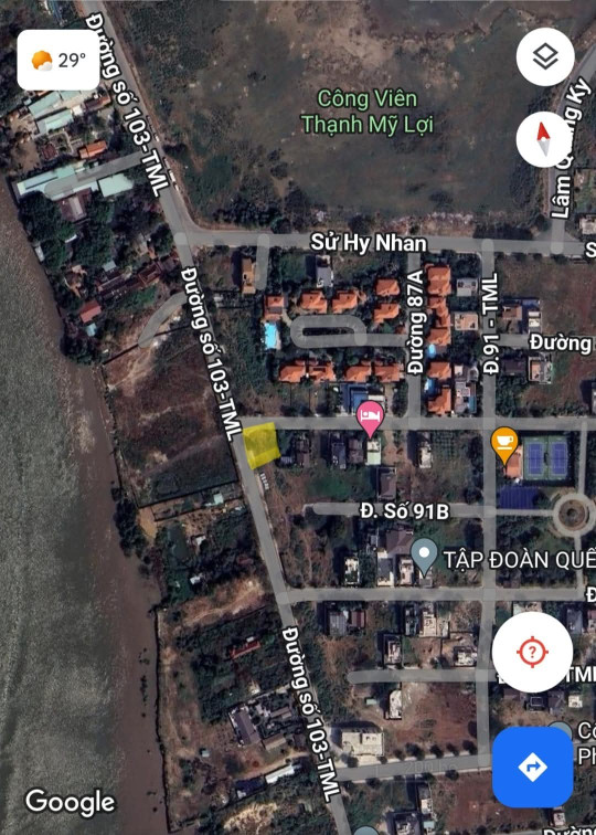 Bán đất dự án Villa Thủ Thiêm Quận 2.Lô góc view sông đường 20m & 12m gần Trường Quốc Tế