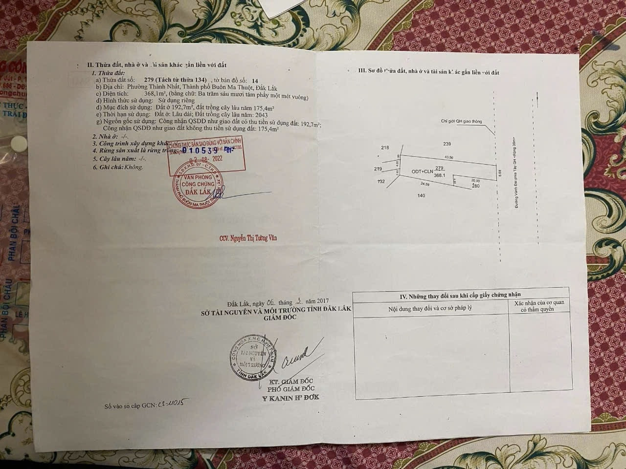 NHÀ MẶT TIỀN 10/3 THỔ CƯ GẦN 300MV