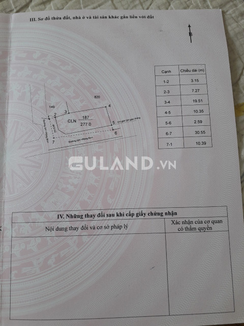 (1 tỷ)bán lô đất nông nghiệp sổ riêng trung tâm thành phố 10*27