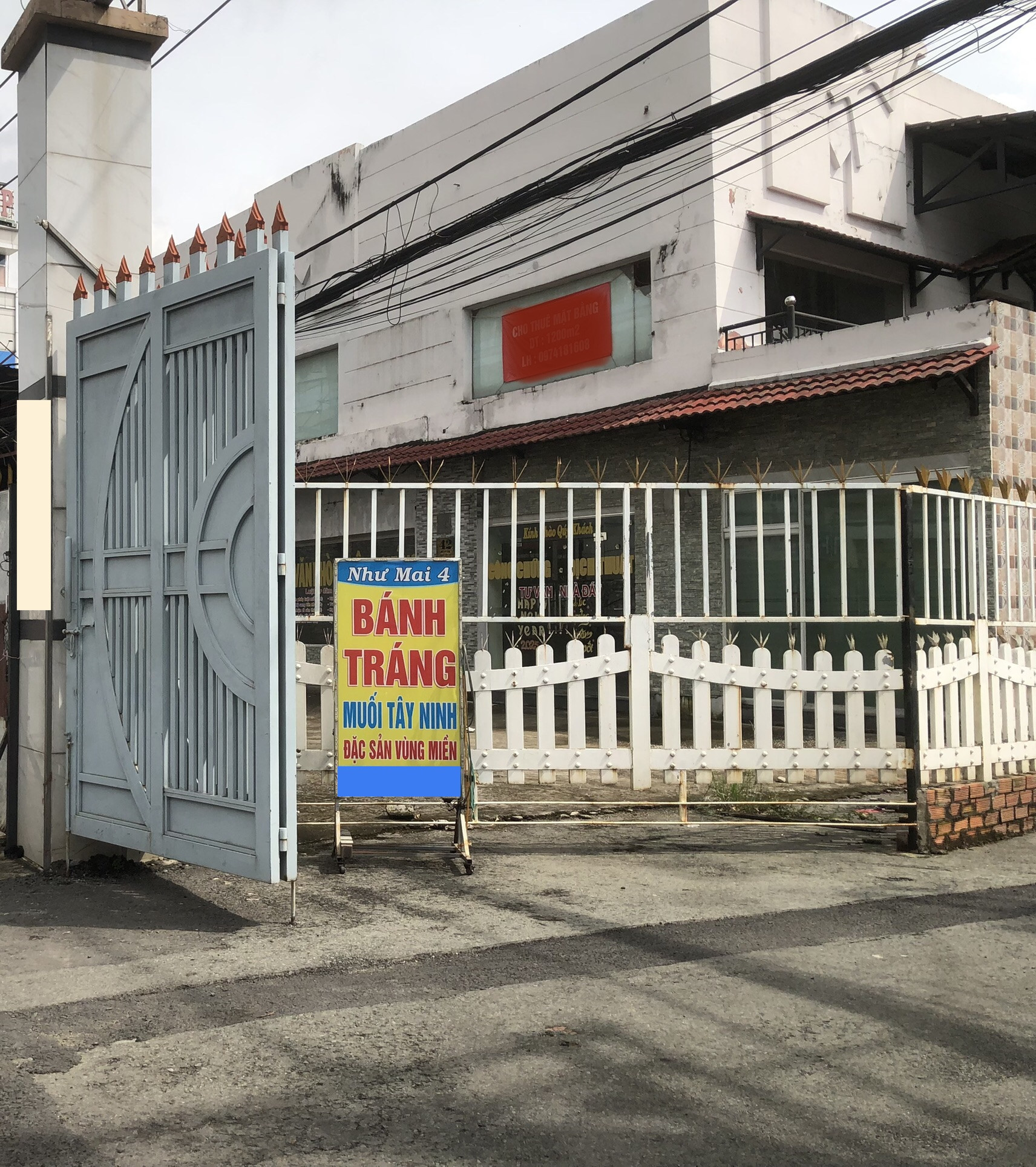 Cho thuê MB 1 lầu, 1260m2, MT Hà Huy Giáp Quận 12