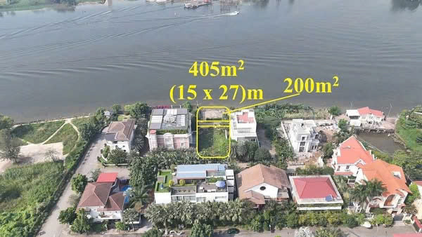 BDS HVL Gía 130 tỉ lô 600m2 View Sông Thảo Điền Q2