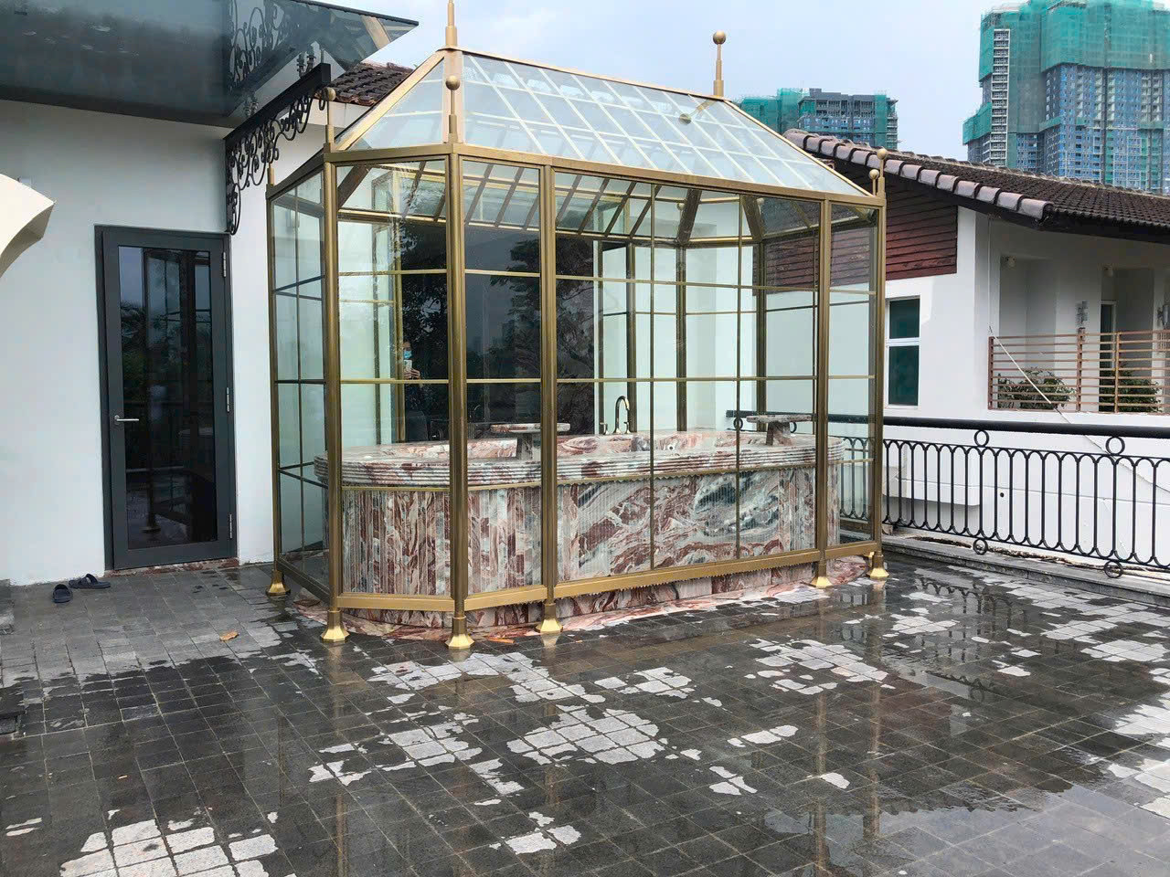 BDS HVL Cho thuê Biệt Thự 3 mặt tiền trực diện sông, khu compound cao cấp - giáp phường Thảo Điền, quận 2.