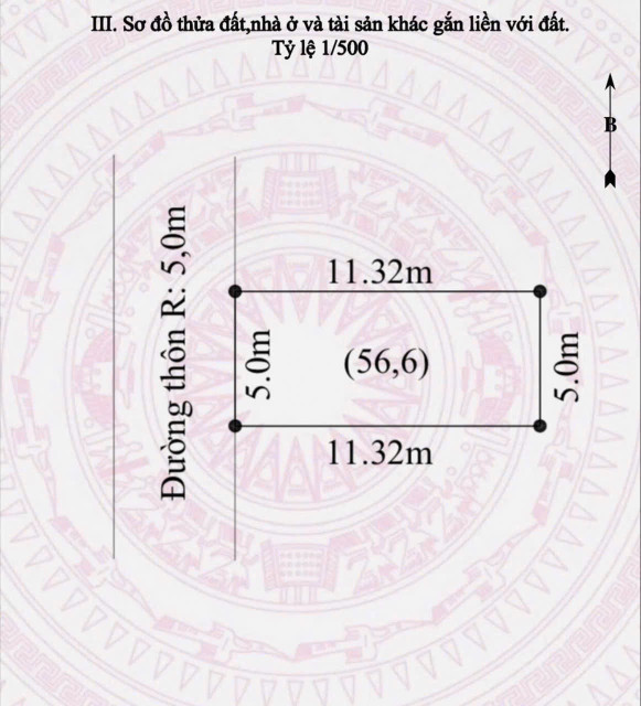 Bán 56.6 m đất thôn Đền Lâm Động có sẵn nhà cấp 4 chỉ việc ở .l/h:076.231.9990