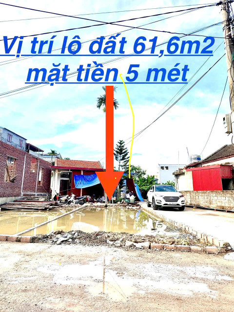 Bán đất 60m² ngang 5m giá 1.92 tỷ Phường Thủy Nguyên. Thiên Hương Cũ. liên hệ 0362558882