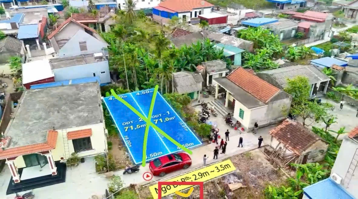 Bán đất 60m² ngang 7,5m giá 890 triệu Phường Thiên Hương. liên hệ 0362558882