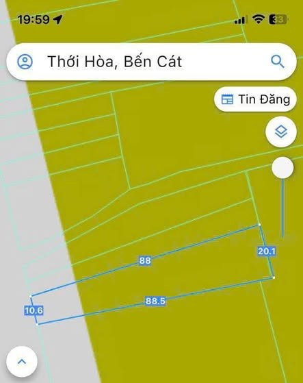 Bán đất MT QUỐC LÔ 13:  1344.7m² ngang 10,6m giá 13 tỷ Phường Thới Hòa 0815422197