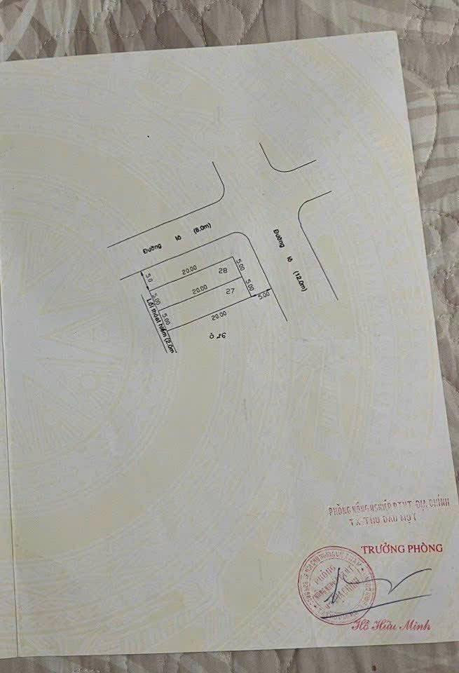 Bán đất D8 CHÁNH NGHĨA 200m² ngang 10m giá 27.5 tỷ Phường Thủ Dầu Một 0815422197