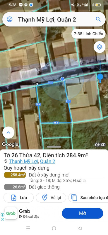SIÊU RẺ  - XE TẢI - THẠNH MỸ LỢI - 572M - CHỈ 39 TỶ - KHÔNG QUY HOẠCH.