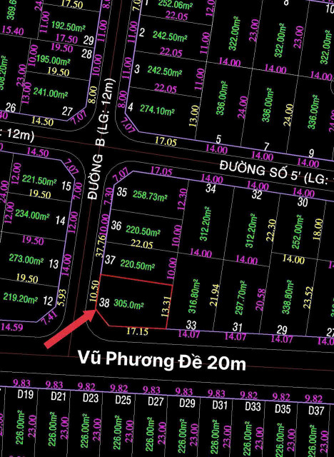 BDS HVL Villas Thủ Thiêm- Lô góc Vũ Phương Đề 20m.