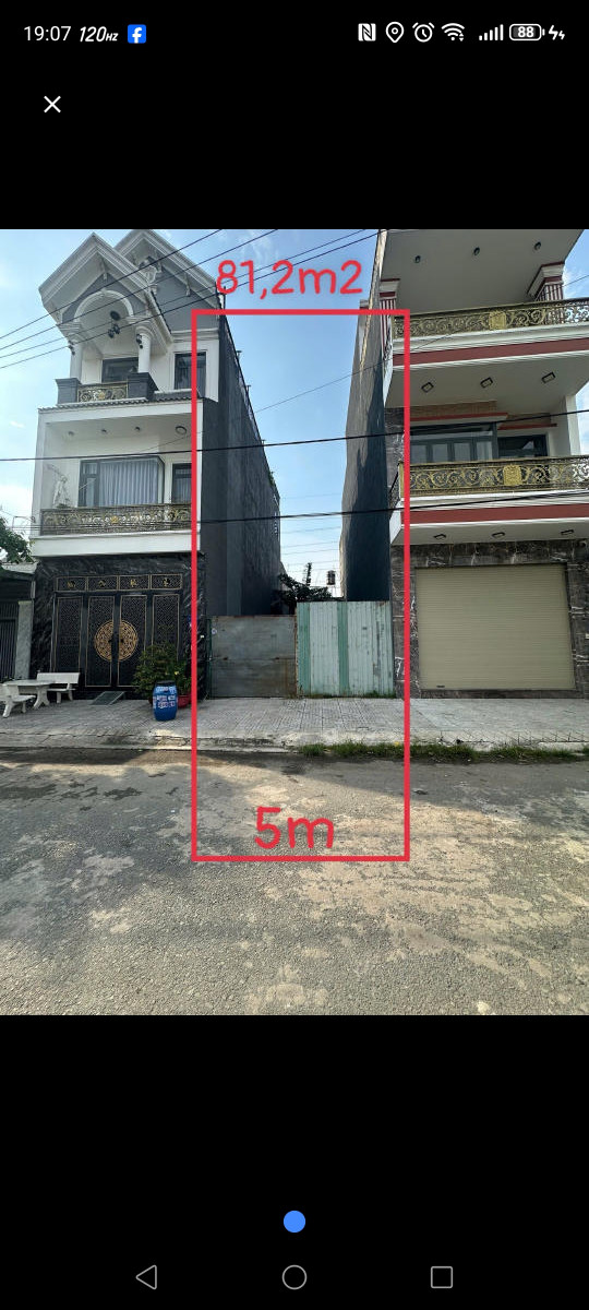 Bán đất 81m² giá 3.2 tỷ Phường Thuận Giao