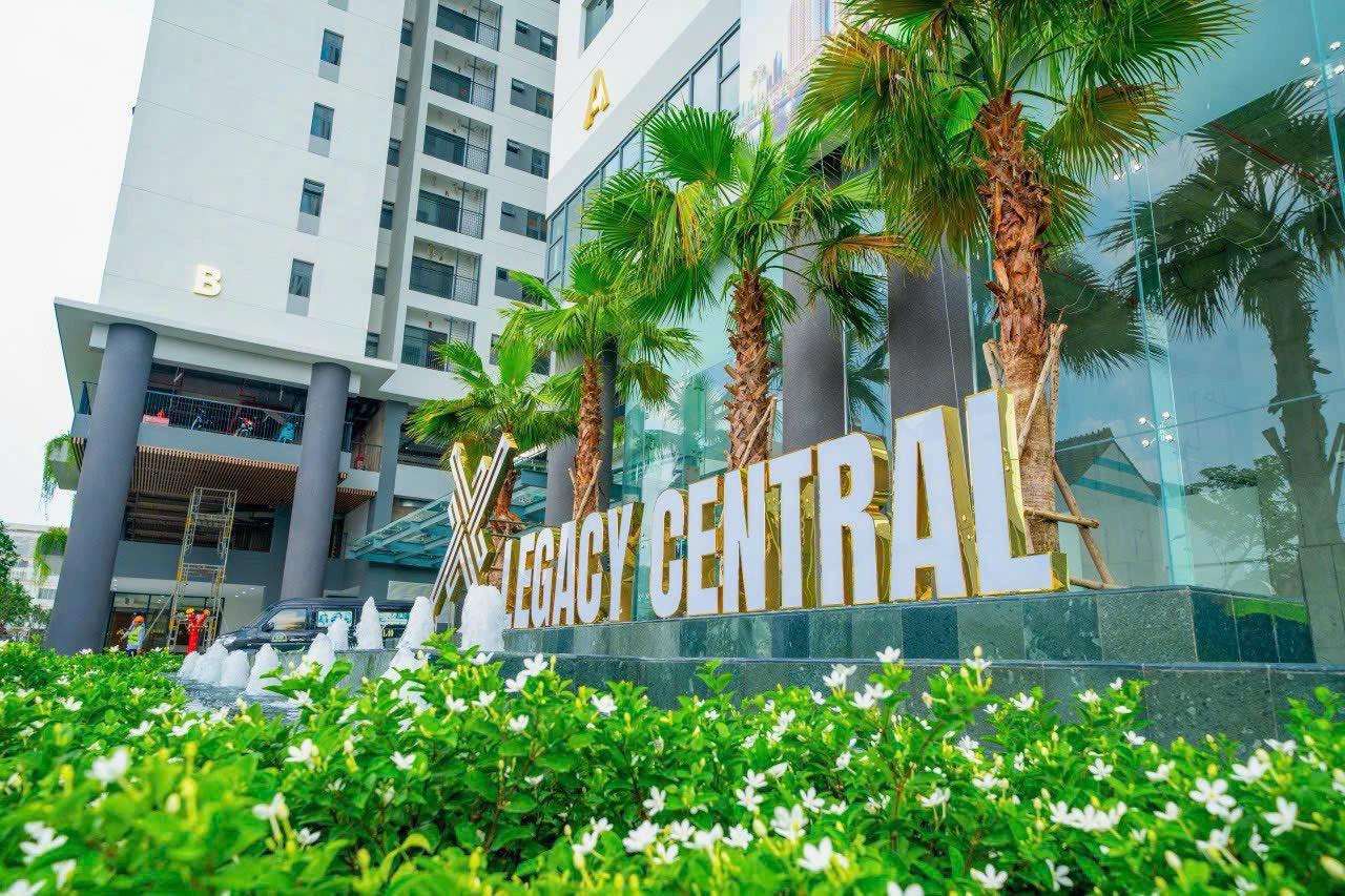 Căn hộ legacy central mới 100% giá 1tỷ/căn bank hỗ trợ 80%