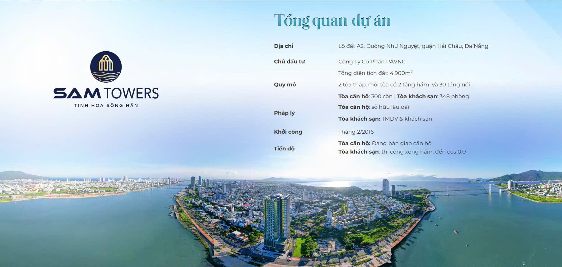 SAM Towers - Toà tháp vàng kim đắt giá, toả sáng rực rỡ giữa tâm mạch Đà thành