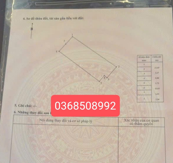 Bán đất 60m² ngang 4,7m giá 2.3 tỷ Phường Thuận Thành