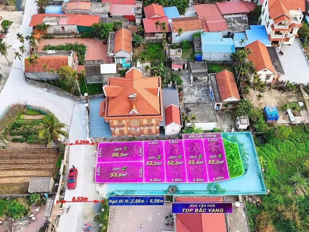 Bán đất 52.6m² ngang 4,9m giá 1.99 tỷ Phường Thủy Nguyên(Dương Quan) liên hệ 0362558882