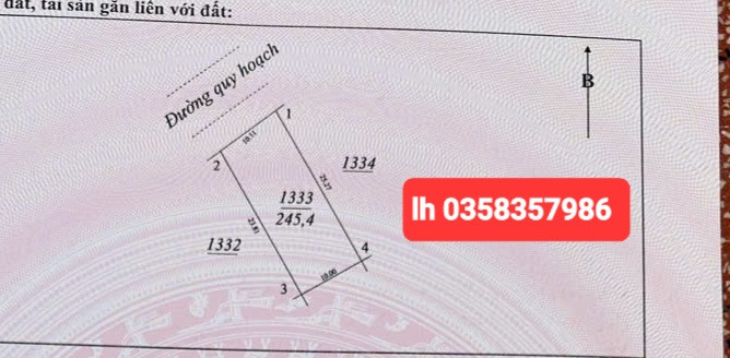 Bán đất 245.4m² ngang 19.11m giá 6.87 tỷ Phường Tích Lương