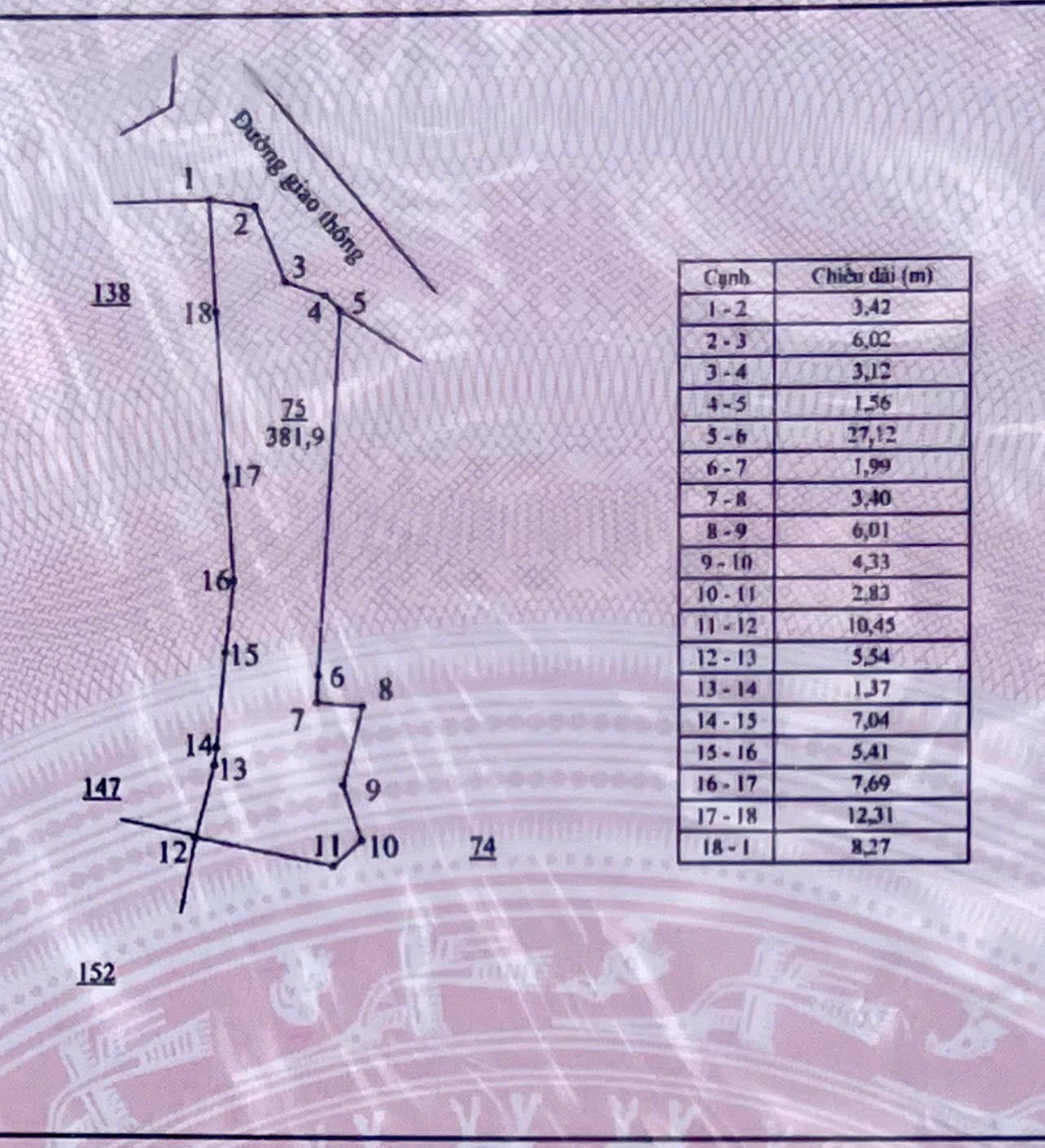 Bán đất 381m² có sẵn 80m² thổ cư ngang 12m giá 4.5 tỷ tại Phường Tích Lương