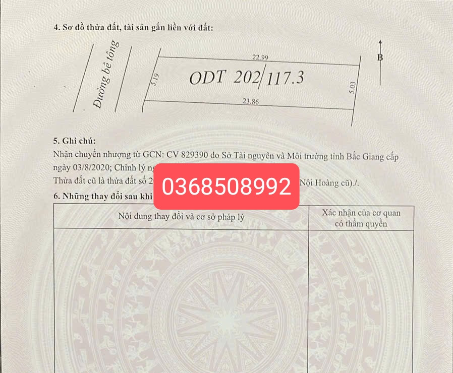 Bán đất 117m² ngang 5,2m giá 2.7 tỷ Phường Tiền Phong