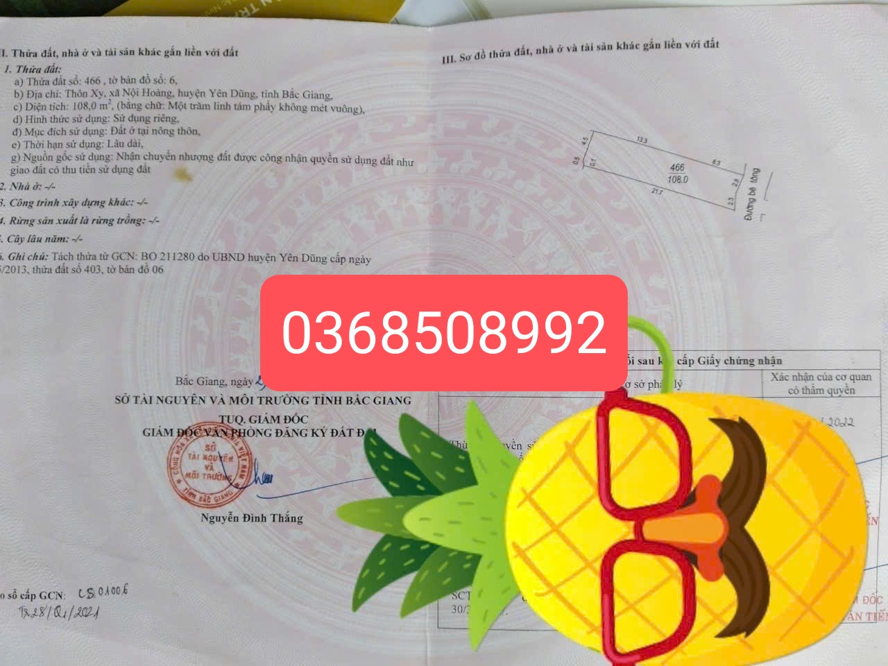 Bán đất 108m² ngang 5m giá 2.7 tỷ Phường Tiền Phong
