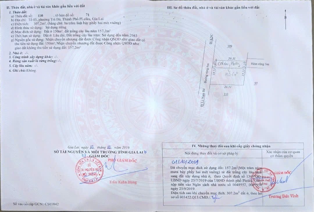 ĐẤT 10*20,3 FULL THỔ CƯ LIỀN KỀ KHU ĐÔ THỊ SH LAND