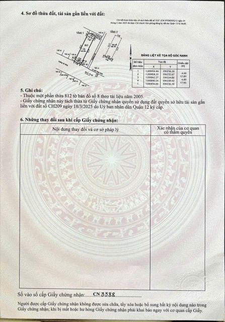 BÁN LÔ ĐẤT VÀNG (4x18) 1/ TRUNG MỸ TÂY 09, QUẬN 12