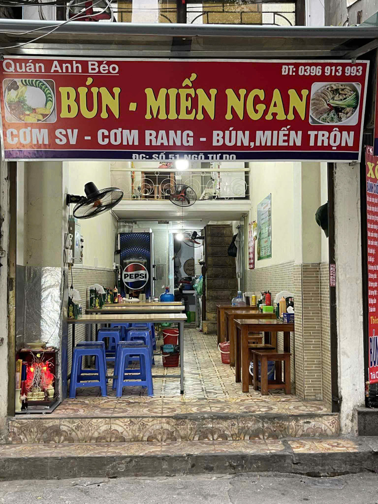 Cần Sang nhượng hoặc cho thuê nhanh cửa hàng cơm rang bún miến ngan tại quận Hai Bà Trưng