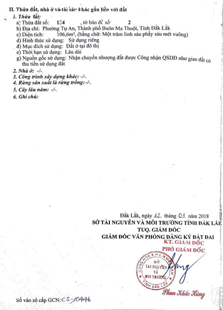 ĐẤT HẺM 205 HÙNG VƯƠNG