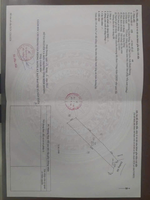 Bán lô đất phường Uyên Hưng Thành Phố Tân Uyên xây nhà ỏ hay xây nhà trọ, nhà xưởng đều đẹp