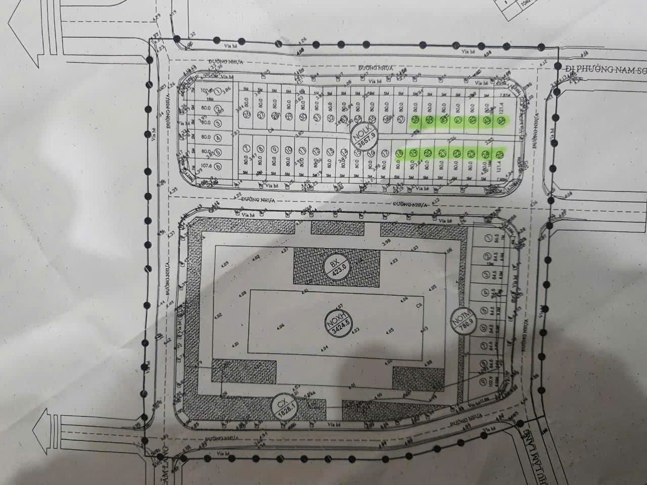 Bán đất đấu giá lãm làng nhìn kcn dt 80m2 + mt 5m + hướng đb giá 4.65 tỷ