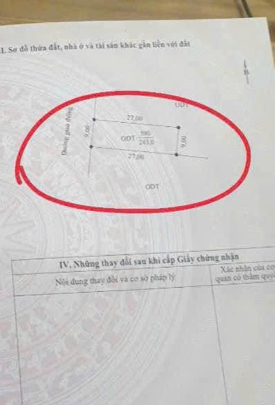 CẦN BÁN LÔ ĐẤT TẠI KHU 5 - PHƯỜNG VÂN PHÚ - TP. VIỆT TRÌ - PHÚ THỌ.
