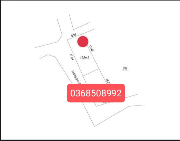 Bán đất 132m² full thổ cư ngang 7m giá 900 triệu tại Phường Vạn Xuân