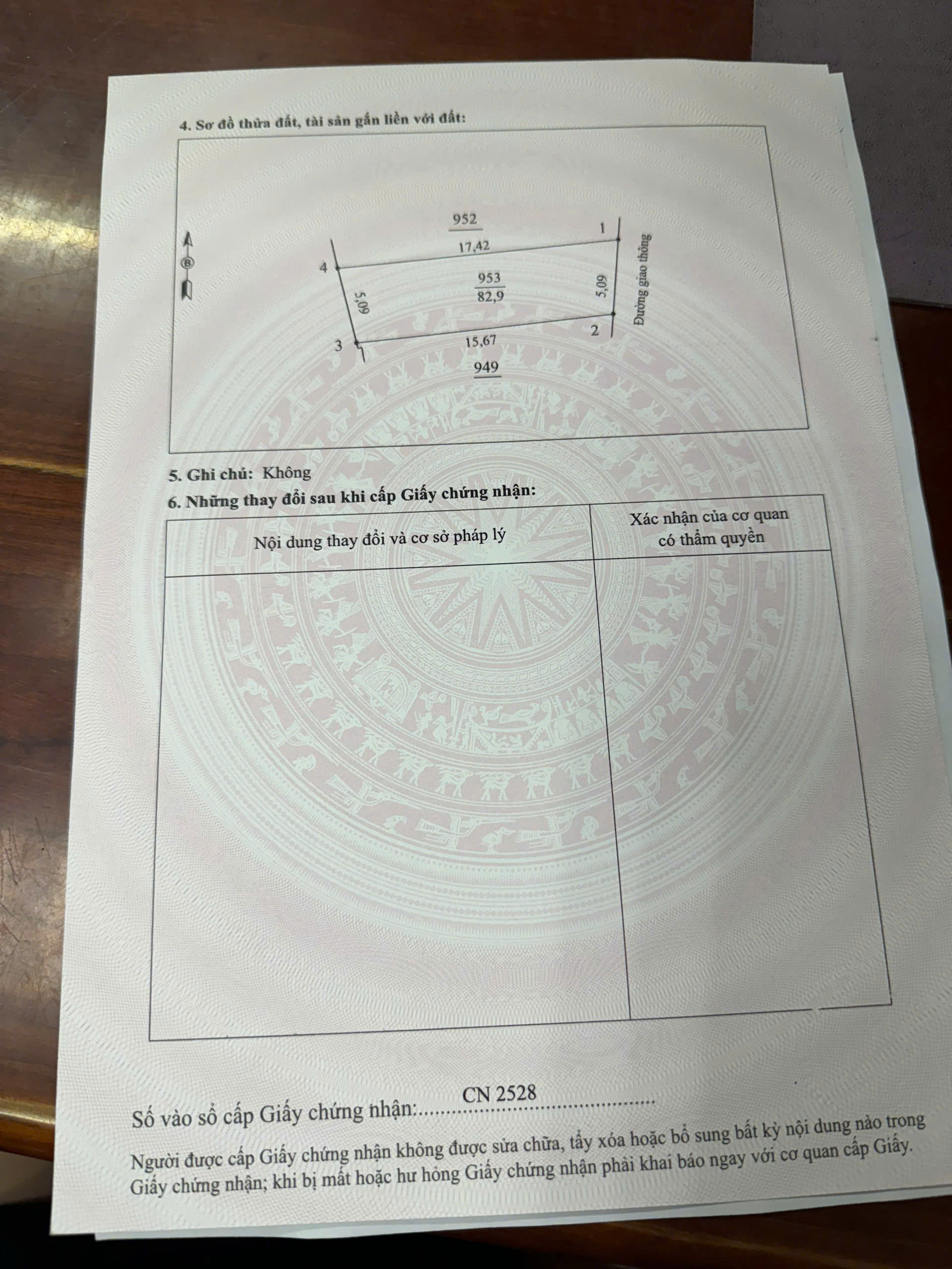 Bán đất 82.9m² ngang 5.09m giá 2.85 tỷ Phường Việt Trì