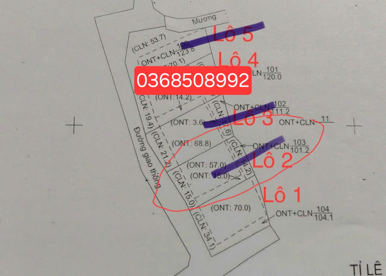 Bán đất 101m² ngang 16m giá 620 triệu Phường Việt Yên