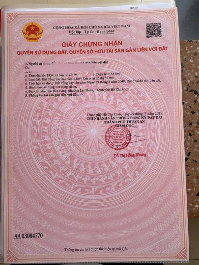 ĐÂT VĨNH PHÚ TPHCM GÂN SÔNG MÁT MẺ