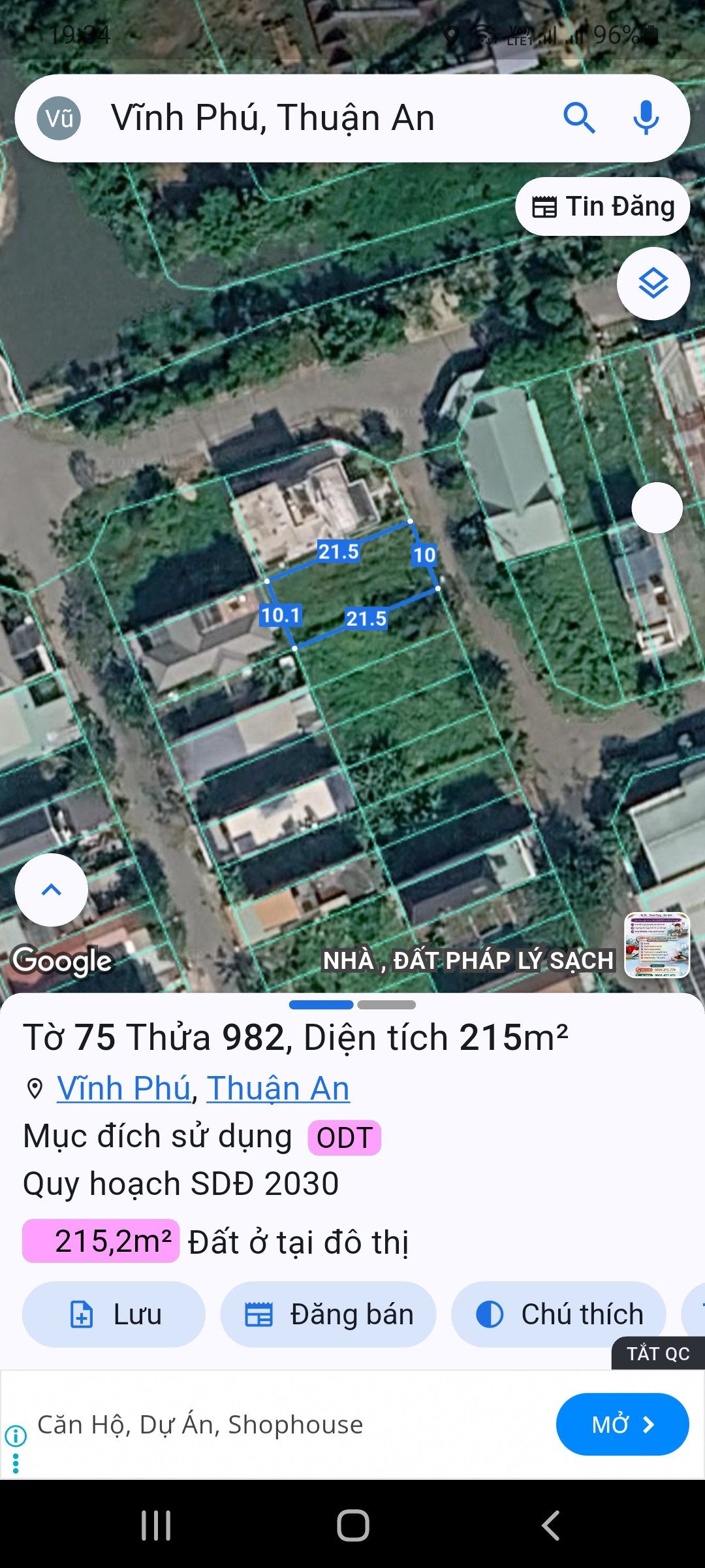 Nhà Đất Vĩnh Phú Thuận An Bình Dương