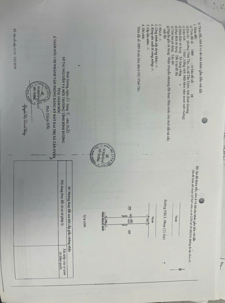 Bán đất 300m² ngang 10m giá 7.1 tỷ Phường Vĩnh Tân đường thông thẳng vào chợ Vĩnh Tân